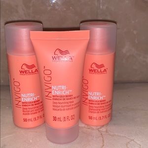 3 WELLA hair products mini